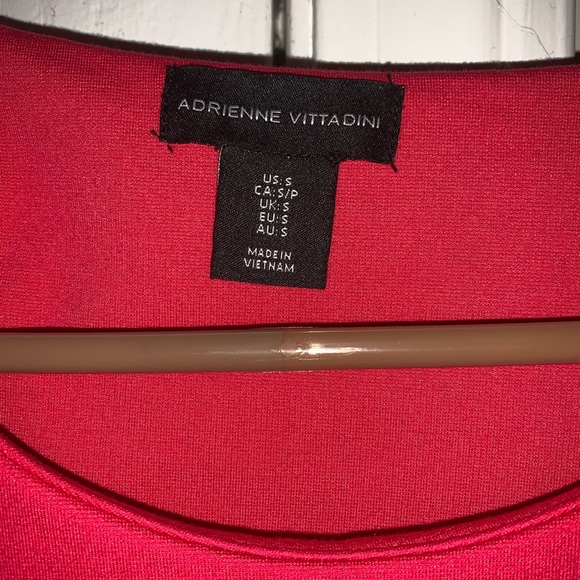 Dark pink quarter sleeve dress - Picture 2 of 4